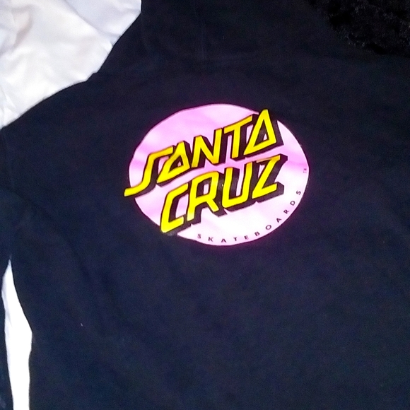 Santa Cruz Skateboards Tops - Black women's santa Cruz sweatshirt